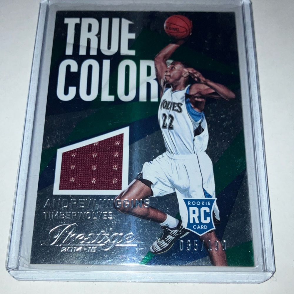 2014 Panini Andrew Wiggins Minnesota Timberwolves Jersey Rookie Card /199 RC